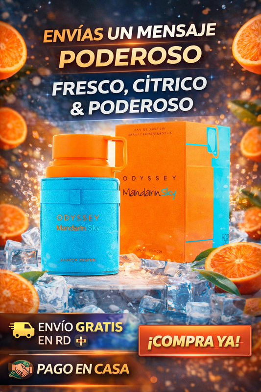 ARMAF ODYSSEY MANDARIN SKY (100 ML FRAGANCIA 100 % ORIGINAL)